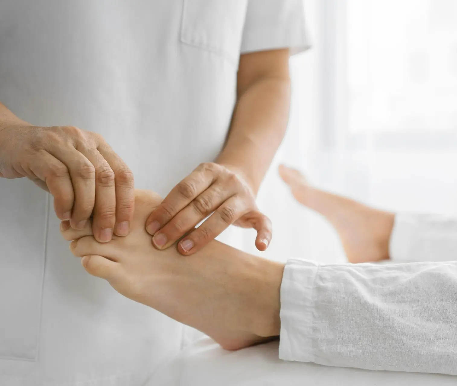 Séance de réflexologie plantaire avec Véronique Rallu au Centre Sarada